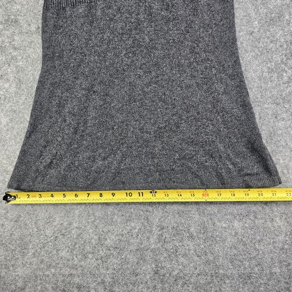 Ribbed Top Pullover V-Neck Sweater Angora Mix Slight Bell Sleeve Old Navy Medium - Picture 4 of 11